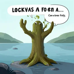 loch ness monster asking for can a tree fiddy