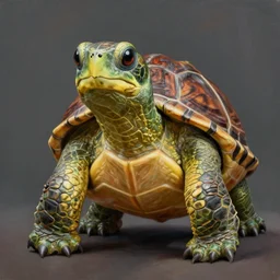 zoomed in portrait of a hyper realistic mitch mcconnell as an anthropomorphic turtle, painted by greg rutkowski, artgerm, beautiful lighting, masterpiece, epic, 4 k
