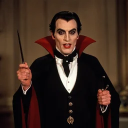 film still of mr. burns as dracula in dracula ( 1 9 3 0 )