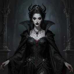 hyper detailed ultra sharp majestic vampire princess, ominous gothic aesthetic, haunting, masterpiece, elegant, ornate, intricate, digital painting, concept art, smooth, sharp focus, illustration, art by melissa houpert and greg rutkowski, alexey egorov, felix englund, trending on artstation 8 k