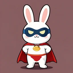 super hero bunny