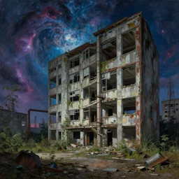 a beautiful photorealistic painting of basement suite urbex city abandoned building nature industrial architecture by claude lorrain, bladerunner 2 0 4 9 otherworldly cosmic uv light myst universe, archdaily, wallpaper, highly detailed, trending on artstation.