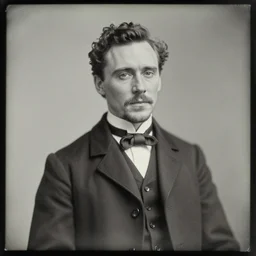 archive daguerreotype of tom Hiddleston 1870s