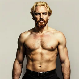 lgbt art, tom of finland style, vladimir lenin, in billy herrington body, art in 4 k, high quality