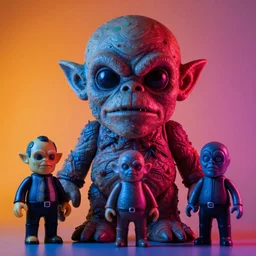 cronenberg flesh monster gollum close up face by wayne barlow and greg rutkowski and donato giancola, action figure, sofubi, studio lighting, colored gels, colored background, xf iq 4, 1 5 0 mp, 5 0 mm, f 1. 4, iso 2 0 0, 1 / 1 6
