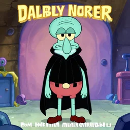 poster of darth squidward