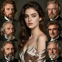 a beautiful woman wearing silk dress, attractive face. portrait by john william waterhouse and edwin longsden long and theodore ralli and nasreddine dinet, photography. cinematic, hyper realism, realistic proportions, dramatic lighting, high detail 4 k