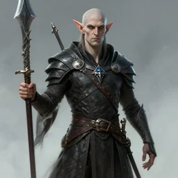 ( ( ( ( ( hyperrealist dnd drow class portrait. ) ) ) ) ) by michael moorcock, fantasy, photorealistic, dynamic lighting, bet face, handsome drow, beautiful, perfect factions, perfect drow, trending on artstation, poster, volumetric lighting, very detailed faces, 4 k, award winning
