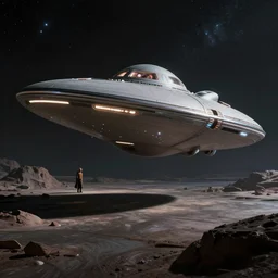 starship voyager, star trek universe, highly realistic, beautiful, octane render