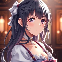 anime girl by davinci, full body dramatic pose, beautiful and stunning face and eyes, by pixiv gelbooru danbooru by haruko ichikawa, kyoto animation, makoto shinkai. key visual