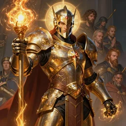holy paladin with light powers, by art by stanley artgerm lau, wlop, rossdraws, frank frazetta, andrei riabovitchev, marc simonetti, highly detailed, 8 k, hdr, close up, smooth, sharp focus, high resolution, award - winning photo