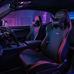 rgb gaming car interior