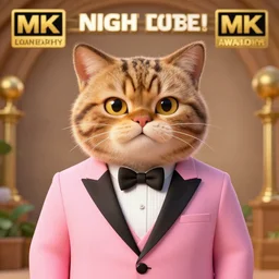 portrait of tabby in the style of the movie zootopia wearing a pink tuxedo, 4k, digital art, award winning
