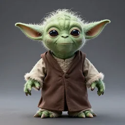 Yoda wearing a skirt