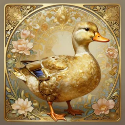 duck, floral! horizon zero dawn machine, intricate, elegant, highly detailed, ray tracing, digital painting, artstation, concept art, smooth, sharp focus, illustration, art by artgerm and greg rutkowski and alphonse mucha, 8 k