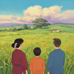 a beautiful scenic painting by artgerm and akira kurosawa and wes anderson and spike jonze