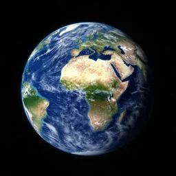 a minimalistic and corporate depiction of planet earth onto a black background
