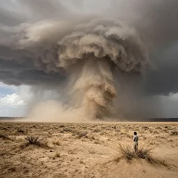 ansel adams.. dust bowl incoming dust storm