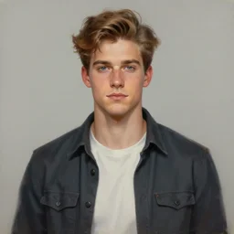 attractive male, character design, painting by greg rutkowski