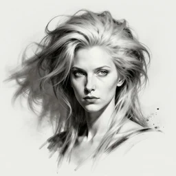 manic adult woman character portrait, by hr giger, highly detailed, dynamic shadows, 4 k, splash art