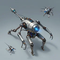 concept art showing nanotechnology, artstation