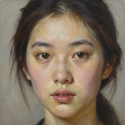 close up face of a extremely!!! beautiful bond female vam pire portrait, masterpiece, oil on canvas, artgerm, norman rockwell, craig mulins, trending on pxiv,
