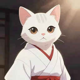 anime cat samurai