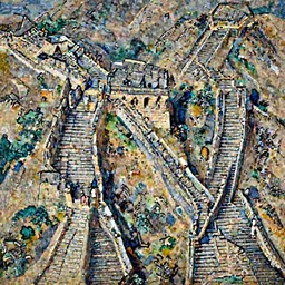 The great wall, painting by Gaston Bussiere, Craig Mullins