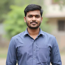 portrait of an average indian male