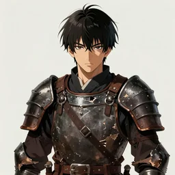 a portrait of a scarred young rogue wearing tattered leather armor, trending on artstation, beautiful, detailed coloring, accurate proportions, very cohesive, ukiyo - e, by takato yamamoto