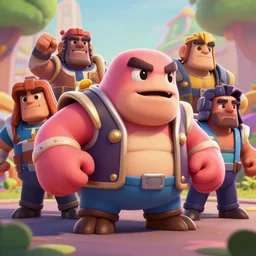 picture of 🐷, clash royal style characters, unreal engine 5, octane render, detailed, brawl stars, cinematografic, cinema 4 d, artstation trending