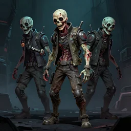 cyber china zombie trending on artstation
