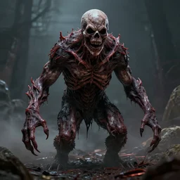 the most hideous 3 d monster render, scary, horror, apocalyptic