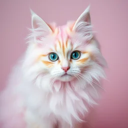 cotton candy cat