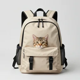 a backpack inspired by a cat