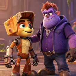 In ratchet & clank rift apart, ratchet tells captain qwark he likes him,highly detailed