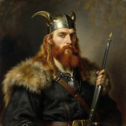 attractive male, viking, painting by j. c. leyendecker, edgar degas
