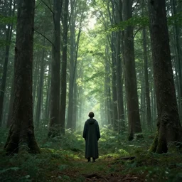 symmetry!! the forest god looking over his dominion, perfect lighting, perfect composition, 4 k, artgerm, derek zabrocki, greg rutkowski