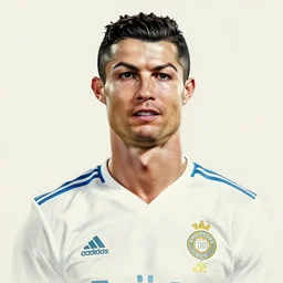 a well designed portrait of Cristiano Ronaldo , detailed, realistic, sketch style, Artstation,Greg Rutkowski, 8K resolution.