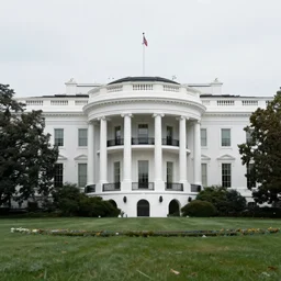 the white house on fire