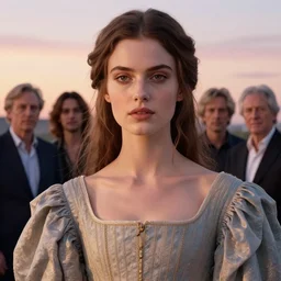 photographic portrait of a stunningly beautiful renaissance roman female in soft dreamy light at sunset, contemporary fashion shoot, by edward robert hughes, annie leibovitz and steve mccurry, david lazar, jimmy nelsson, breathtaking, 8 k resolution, extremely detailed, beautiful, establishing shot, artistic, hyperrealistic, beautiful face, octane render