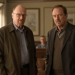 walter white and saul goodman in the new romantic comedy movie, 4 k 2 5 5 m