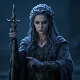 keep, prophecy, evocation, immortal, actress, patina, frost, ambient, detailed, deep color