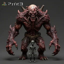 stuart little as a disturbing dark souls boss, monster form, visually grotesque, playstation 3 graphics, 3 d