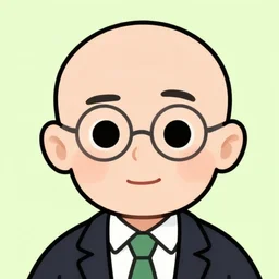 a kawaii portrait (resembling Larry David)