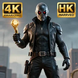 Ghost Rider from Marvel photo realistic, CGI, Unreal Engine, Hdr, 4k, award winning