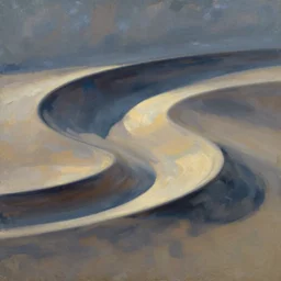 minimalist dimensions shift warp  concept art oil painting by john berkey , loosely  detailed, brush hard