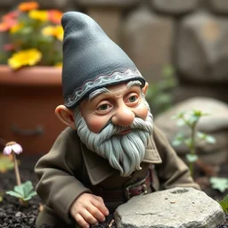 jonathan banks as a garden gnome
