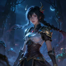 a girl from final fantasy live action, cosplaying as a bionicle, evocative, mystical night, very very very very detailed, award winning, masterpiece digital painting by greg rutkowski, alex grey, artstation, 4 k wallpaper