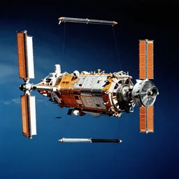 stolen photograph of the US secret space station
